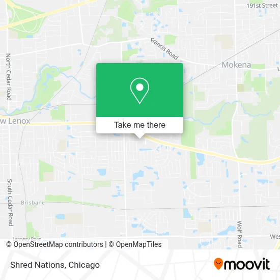 Shred Nations map