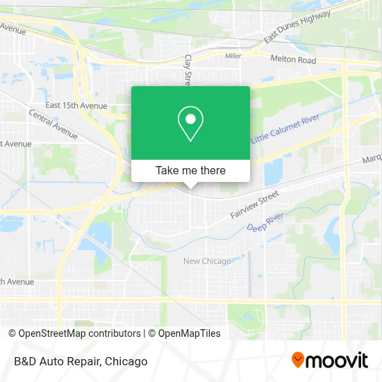 B&D Auto Repair map