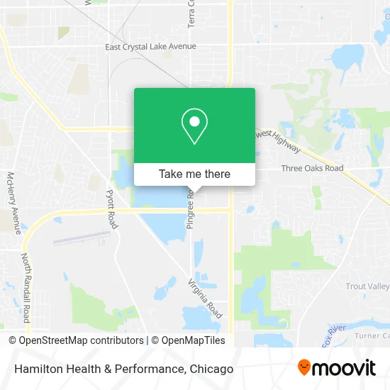 Hamilton Health & Performance map
