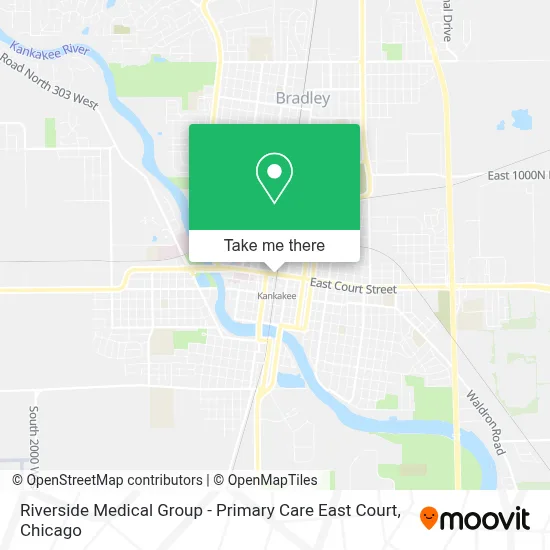 Riverside Medical Group - Primary Care East Court map