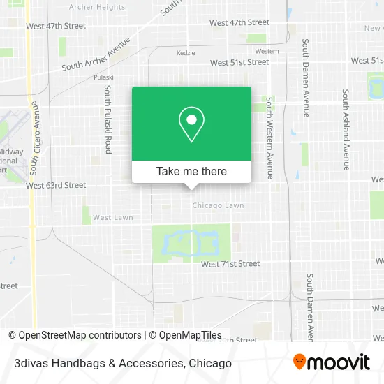 3divas Handbags & Accessories map
