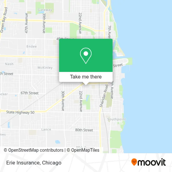 Erie Insurance map