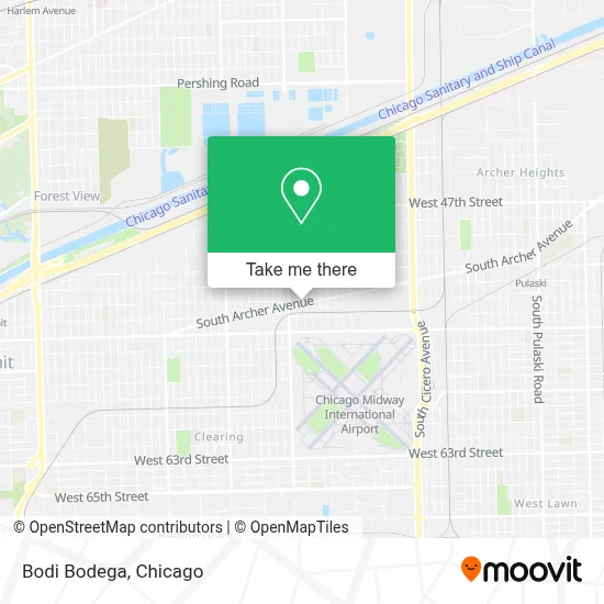 Bodi Bodega map