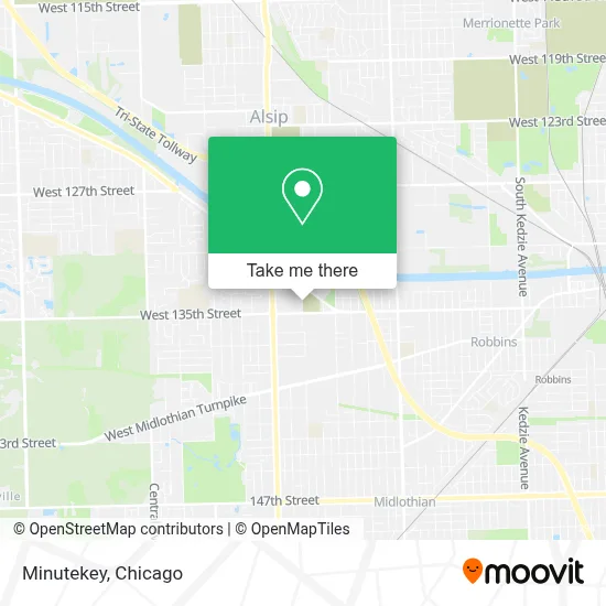 Minutekey map