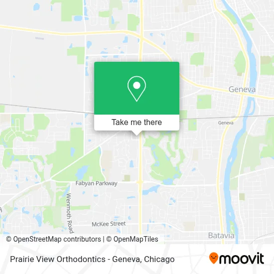 Prairie View Orthodontics - Geneva map