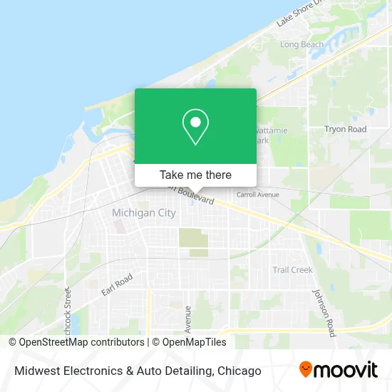 Midwest Electronics & Auto Detailing map