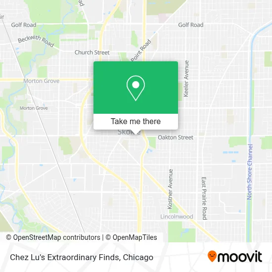 Chez Lu's Extraordinary Finds map
