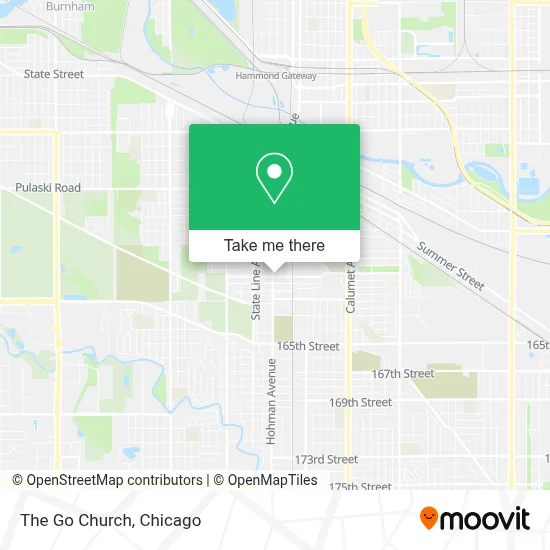 The Go Church map