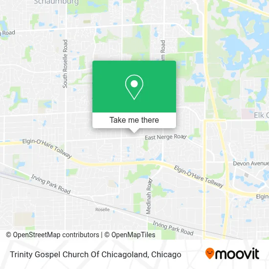 Trinity Gospel Church Of Chicagoland map