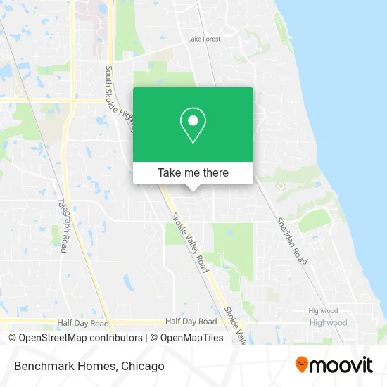Benchmark Homes map