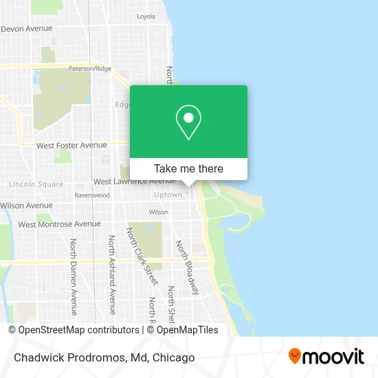 Chadwick Prodromos, Md map