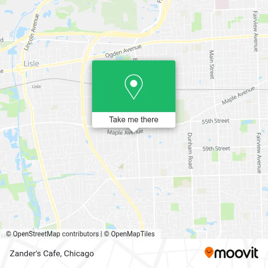 Zander's Cafe map