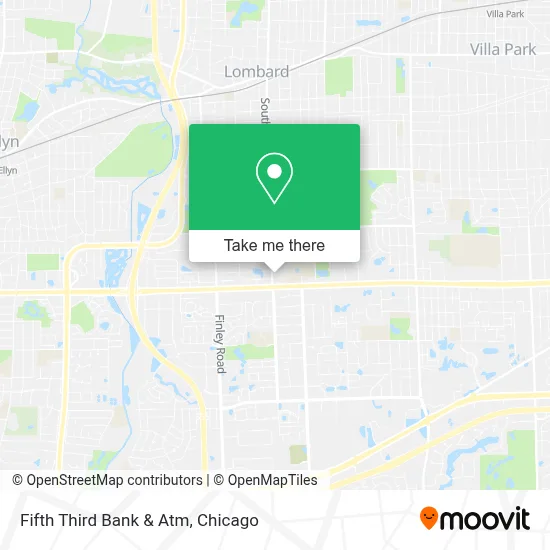 Fifth Third Bank & Atm map