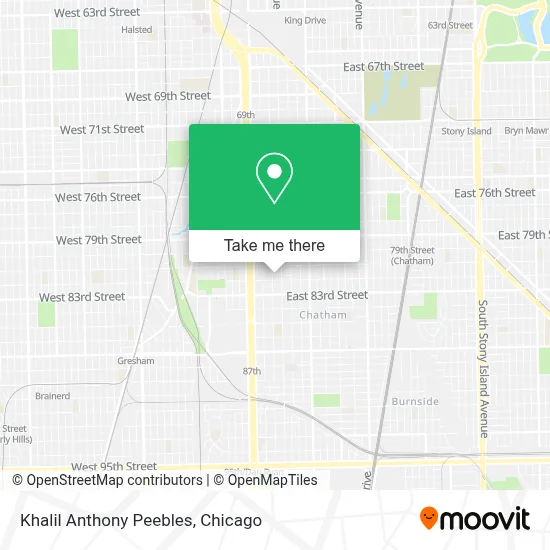 Khalil Anthony Peebles map