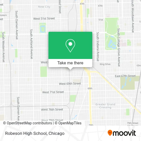 Robeson High School map