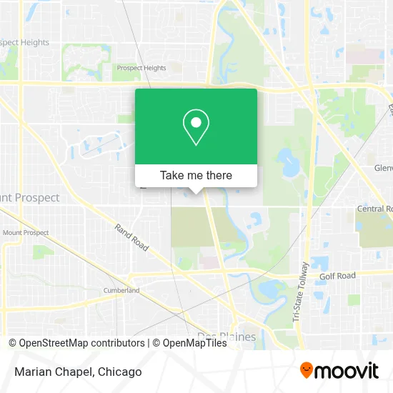 Marian Chapel map