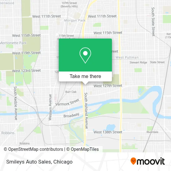 Smileys Auto Sales map