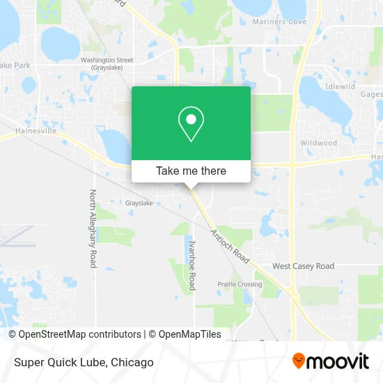 Super Quick Lube map