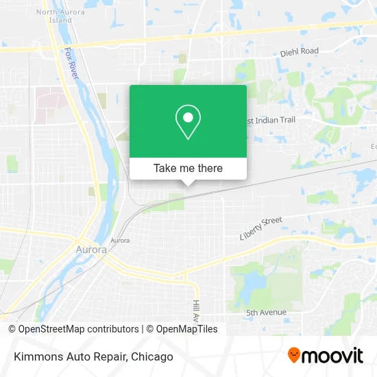 Kimmons Auto Repair map