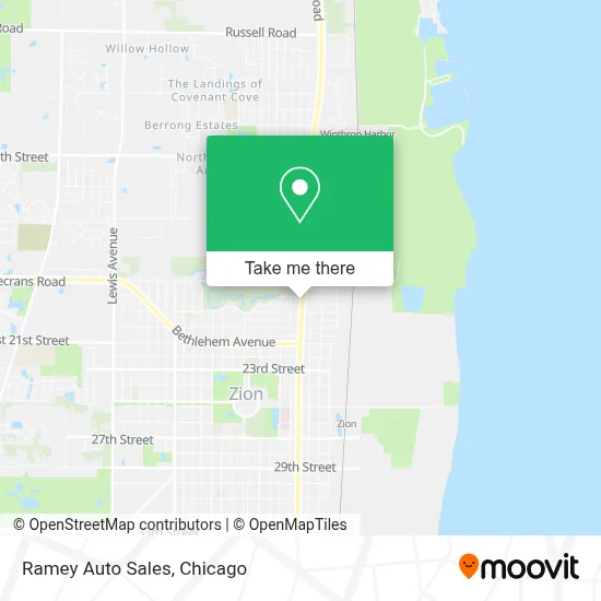 Ramey Auto Sales map