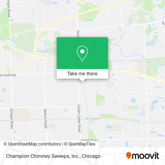 Champion Chimney Sweeps, Inc. map
