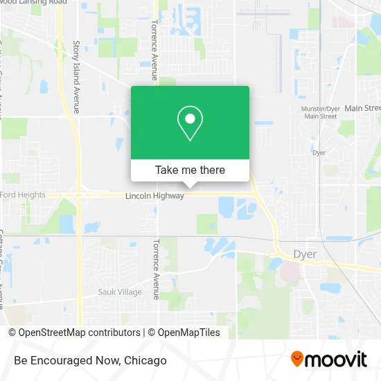 Be Encouraged Now map
