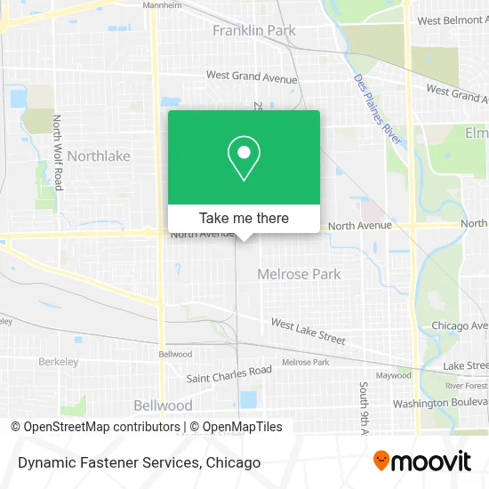 Dynamic Fastener Services map