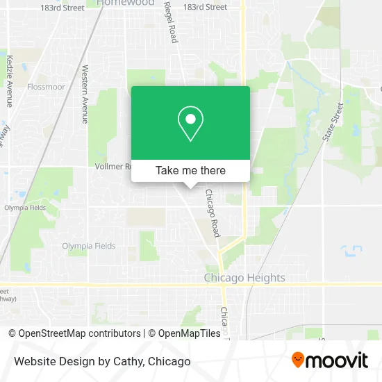 Website Design by Cathy map