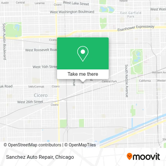 Sanchez Auto Repair map