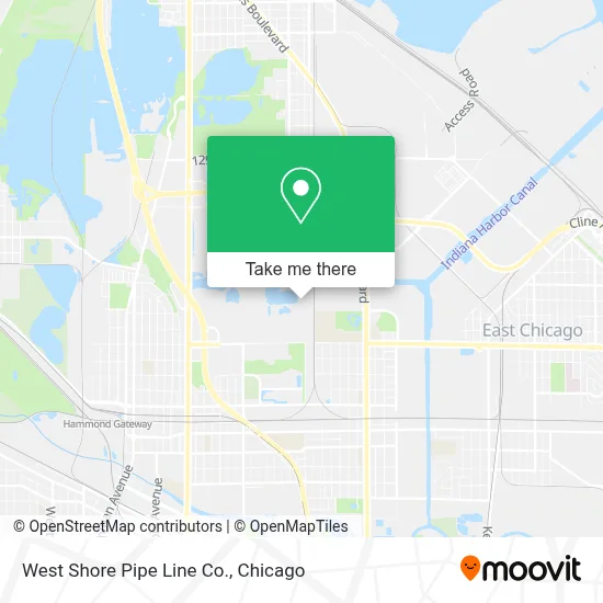 West Shore Pipe Line Co. map
