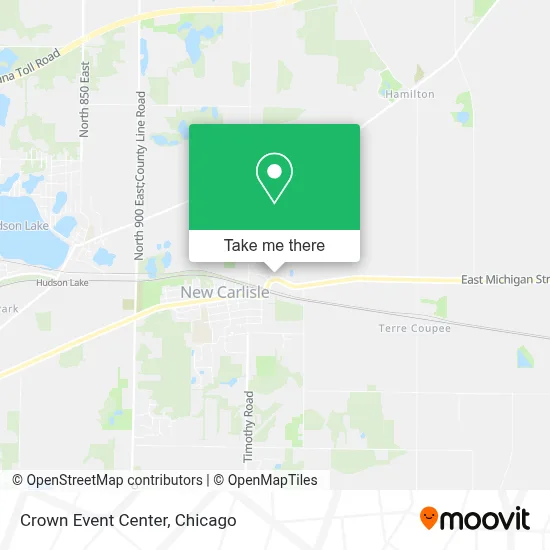 Crown Event Center map