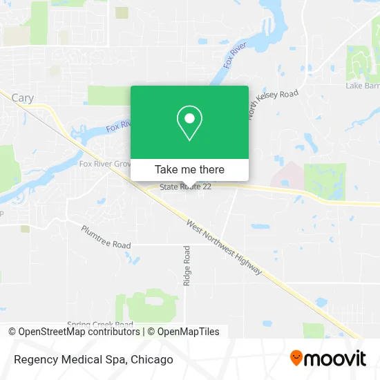 Regency Medical Spa map