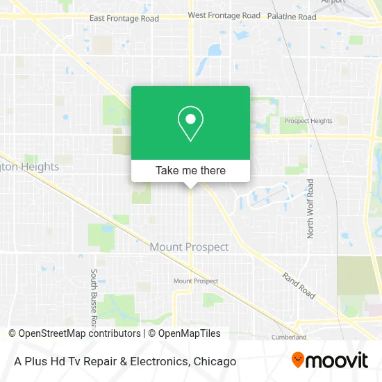 A Plus Hd Tv Repair & Electronics map