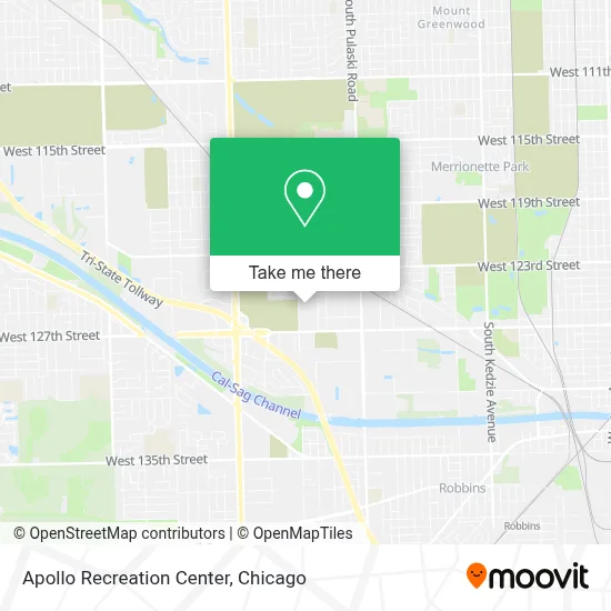 Apollo Recreation Center map