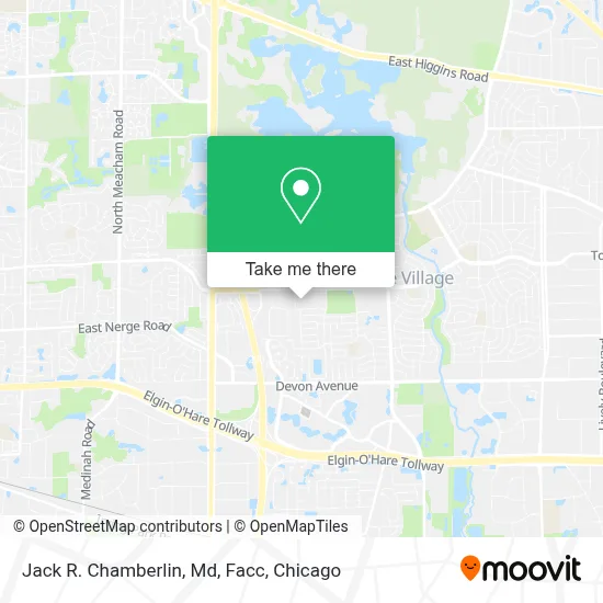 Jack R. Chamberlin, Md, Facc map