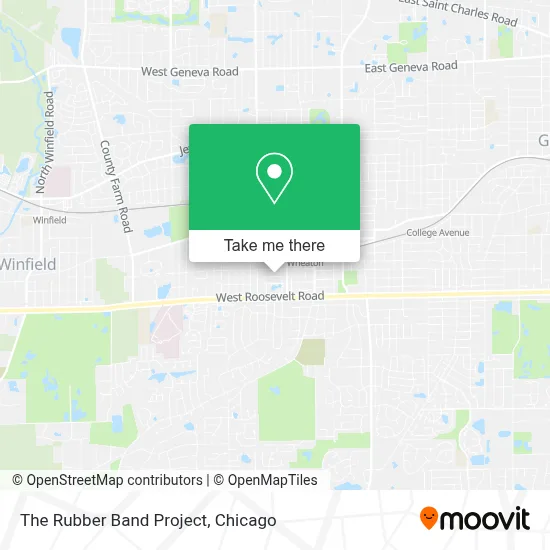The Rubber Band Project map