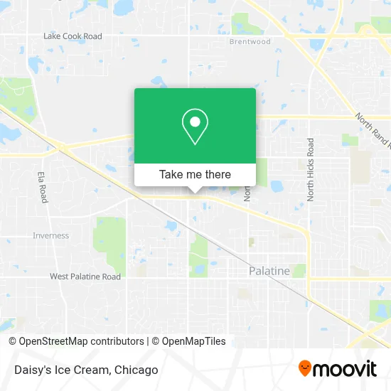 Daisy's Ice Cream map