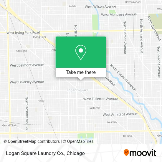 Logan Square Laundry Co. map