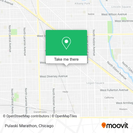 Pulaski Marathon map