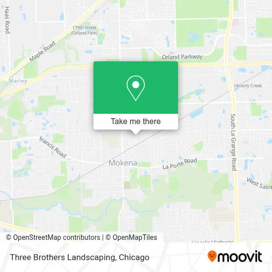 Three Brothers Landscaping map