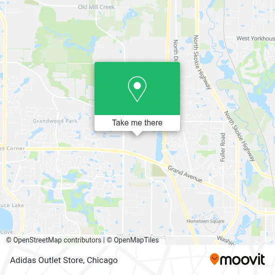 Adidas Outlet Store map