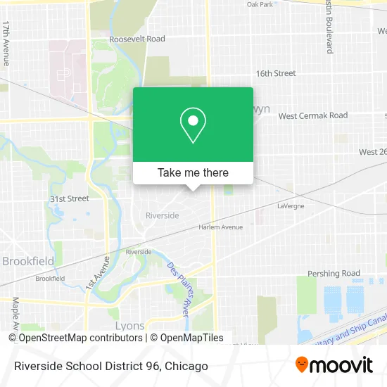 Riverside School District 96 map