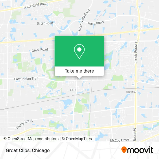 Great Clips map