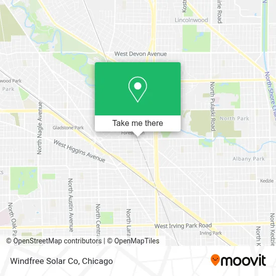 Windfree Solar Co map