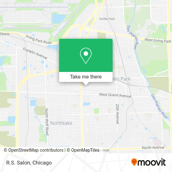 R.S. Salon map