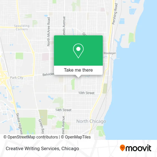 Creative Writing Services map