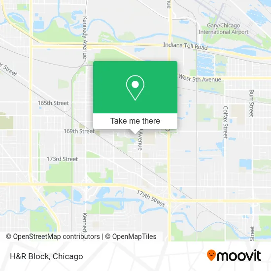 H&R Block map