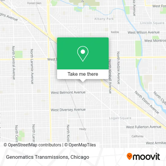 Genomatics Transmissions map