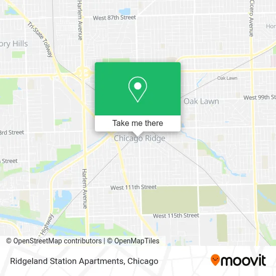 Ridgeland Station Apartments map
