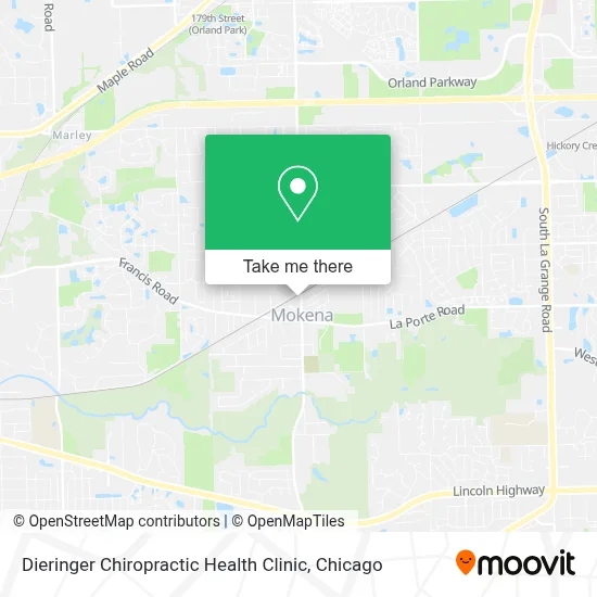 Dieringer Chiropractic Health Clinic map